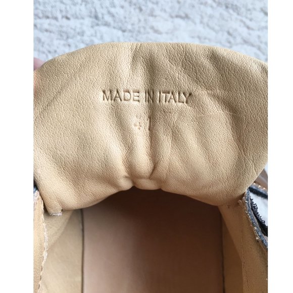 MAISON MARGIELA Mirrored Bronze Leather SNEAKERS - Picture 9 of 14